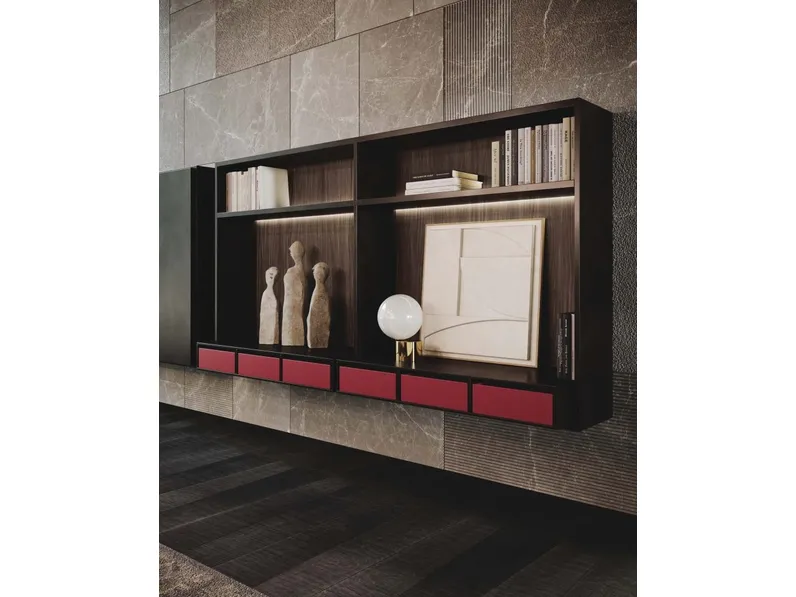Libreria Library Sospesa di GF Interiors
