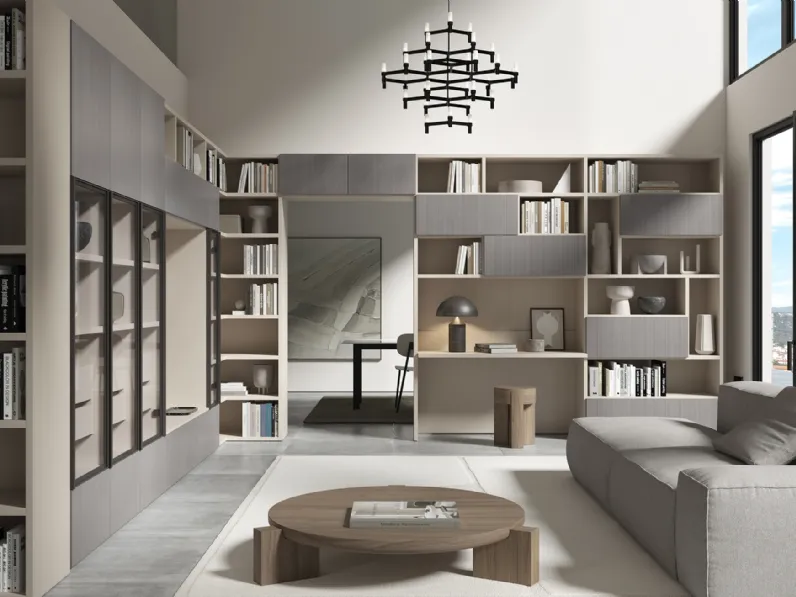 Libreria componibile angolare 7RF5011 di Favero