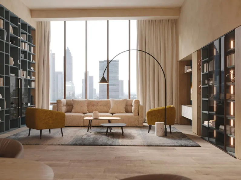 Libreria componibile LV701 di Giessegi