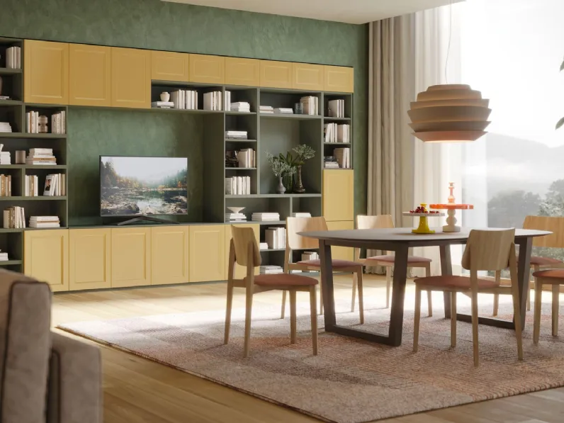 Libreria a muro LV707 di Giessegi