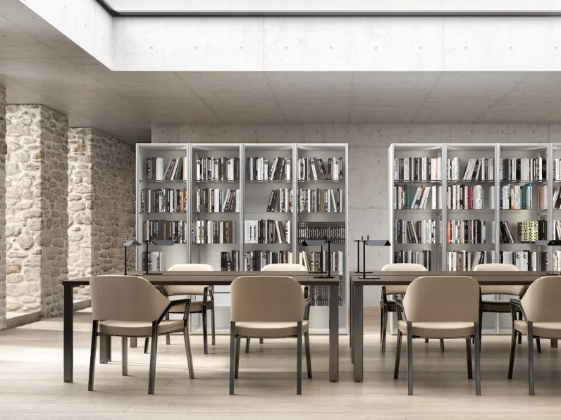 Libreria componibile Opera GH040 di Abitare Mobilstella