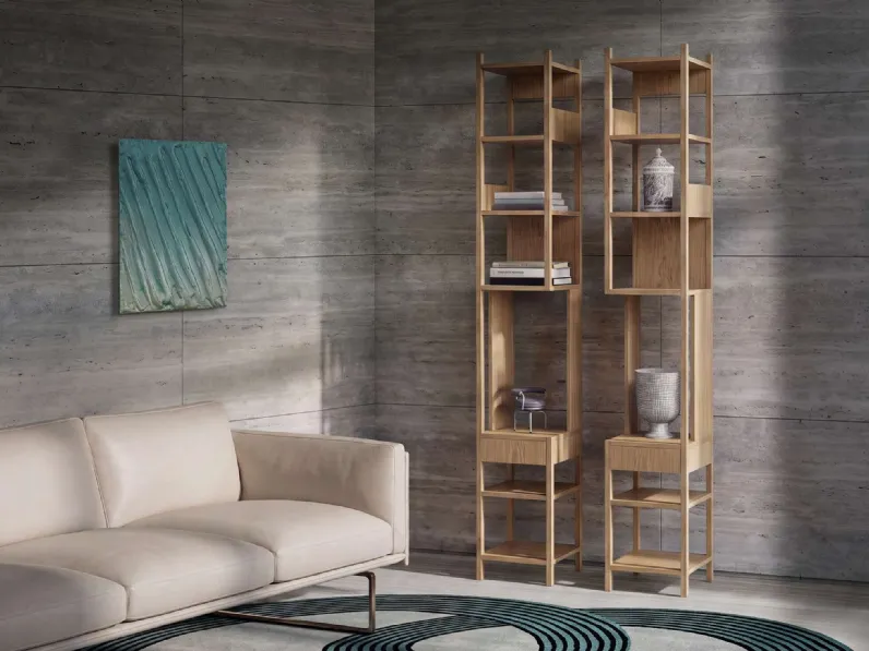 Libreria in legno Lungangolo di Cassina