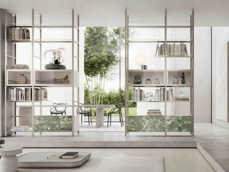 Libreria divisoria Mida a soffitto di Doal