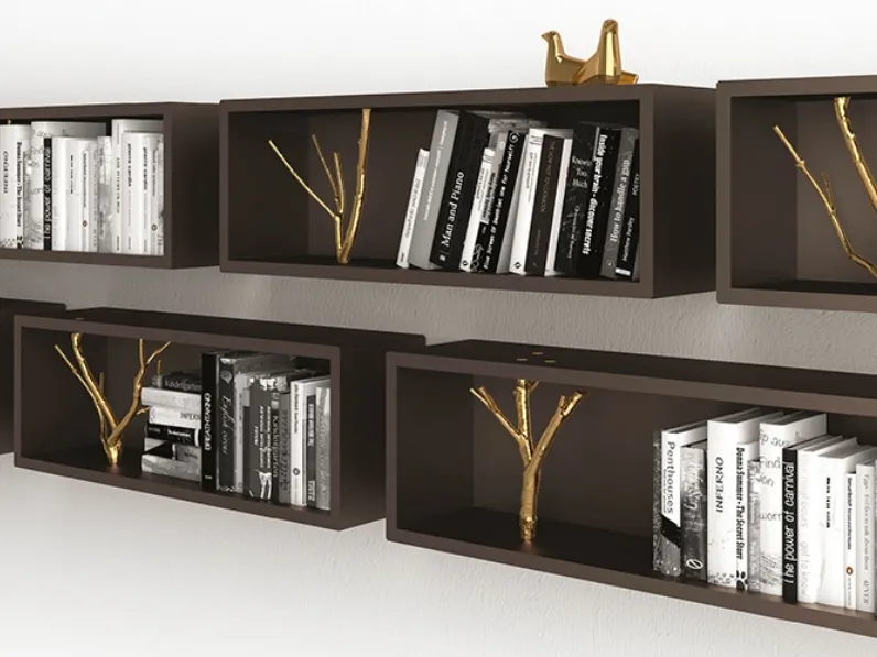 Libreria sospesa Tri di Minotti Italia