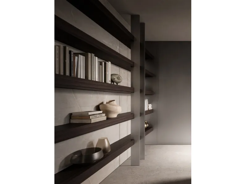 Libreria a muro Brera di Modulnova