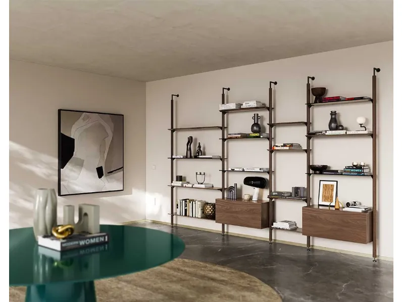 Libreria componibile Octagon di Pacini e Cappellini