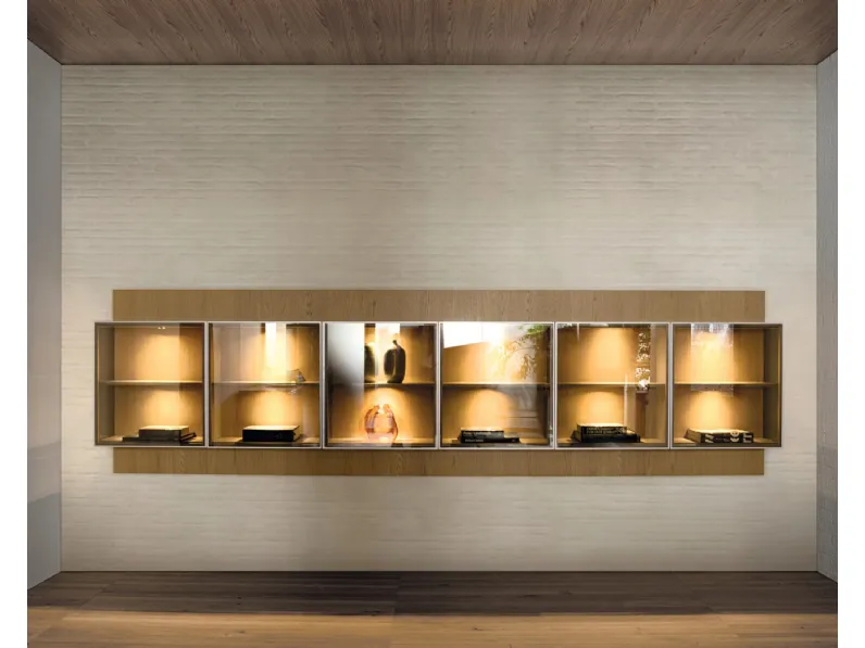 Libreria Pass-Word Grid Up Wall Unit di Molteni & C