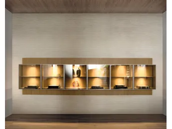 Libreria Pass-Word Grid Up Wall Unit di Molteni & C: design architettonico per pareti dinamiche.