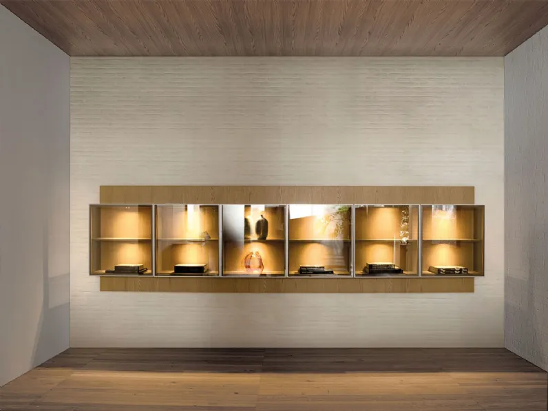 Libreria sospesa Password Evolution Grid Up di Molteni & C