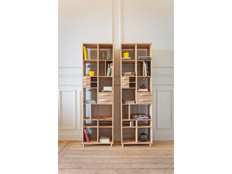 Libreria Pirouette in rovere di Ethnicraft