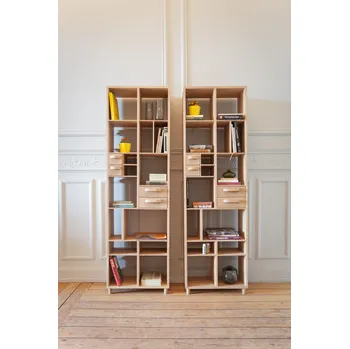 Libreria Pirouette in rovere di Ethnicraft