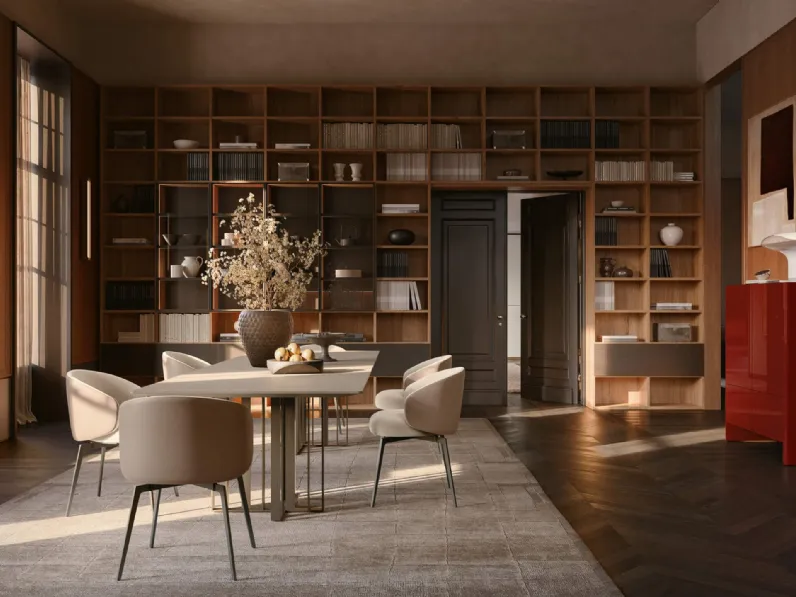 Libreria in legno Selecta di Lema