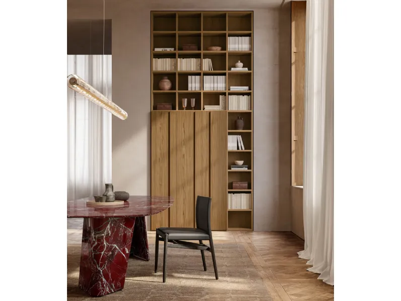 Libreria in legno Selecta di Lema
