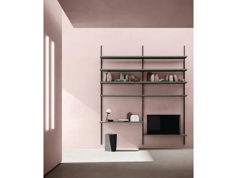 Libreria sospesa SM2006 Flexy Easy di Zalf