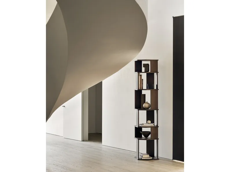 Libreria Stairs in teak di Ethnicraft