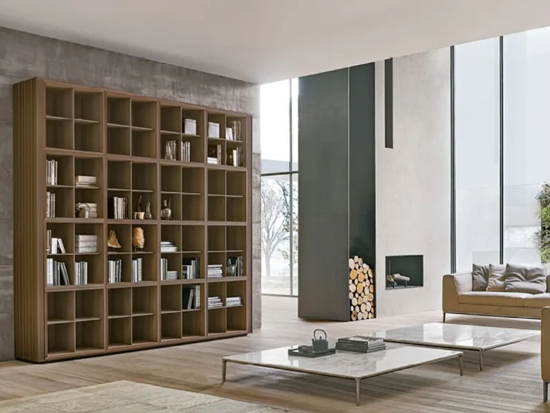 Libreria componibile in Rovere Tratto di Alivar