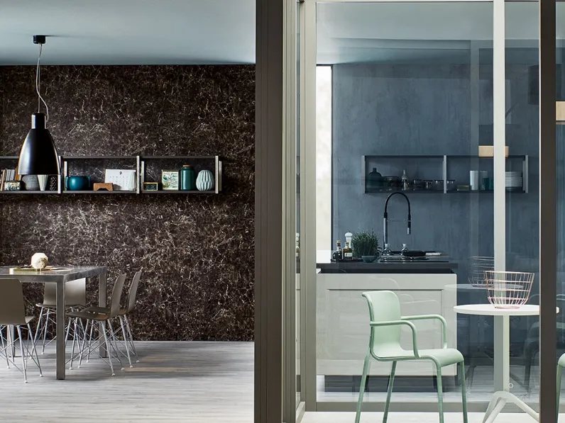 Libreria sospesa Tribeca 04 di Veneta Cucine