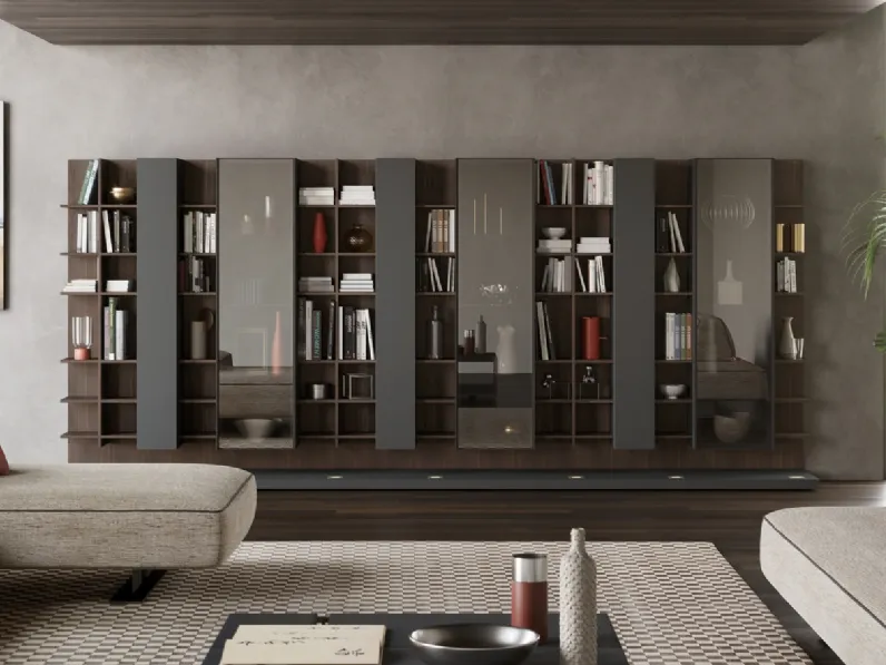 Libreria 18 a muro di Turati T4