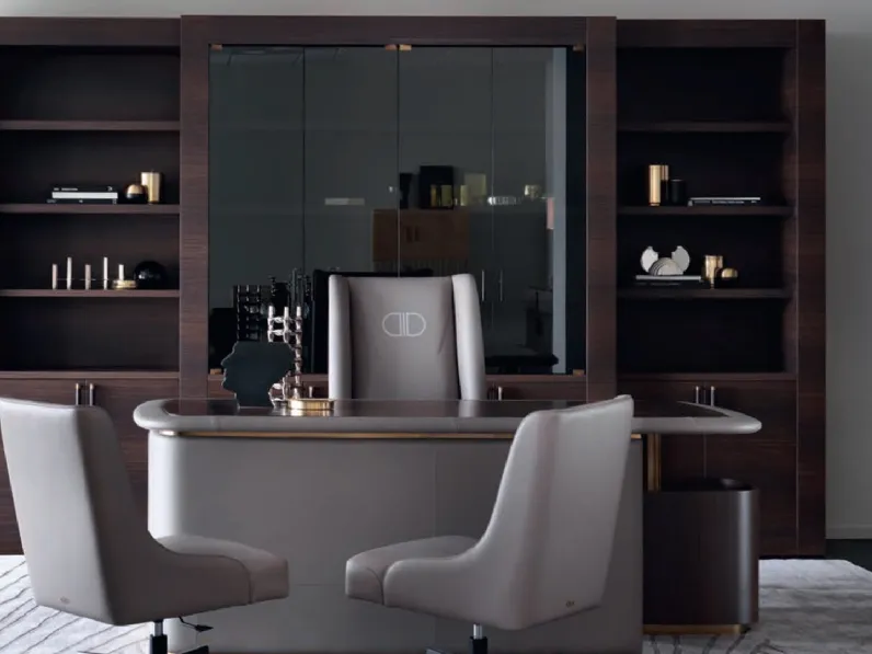 Libreria a muro in legno Vermont di Daytona Home