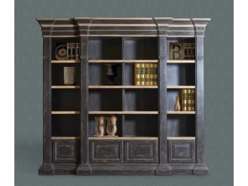 Libreria classica in legno laccato Art 2142 di Vittorio Grifoni
