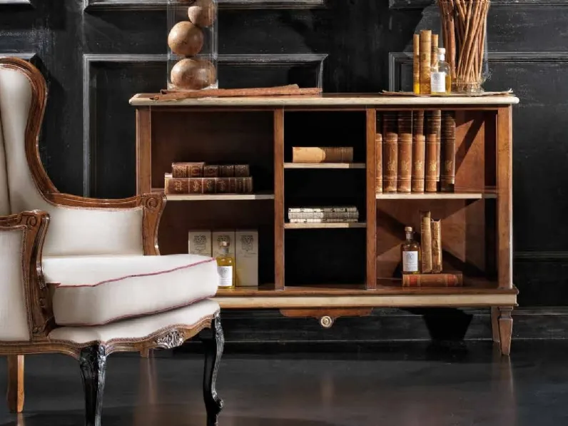 Libreria classica in legno Art 2174 di Vittorio Grifoni