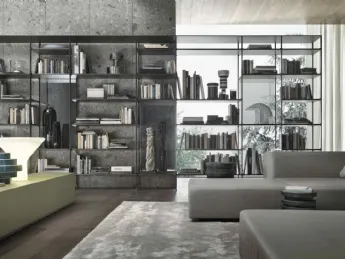 Wind Brown con schienali in vetro