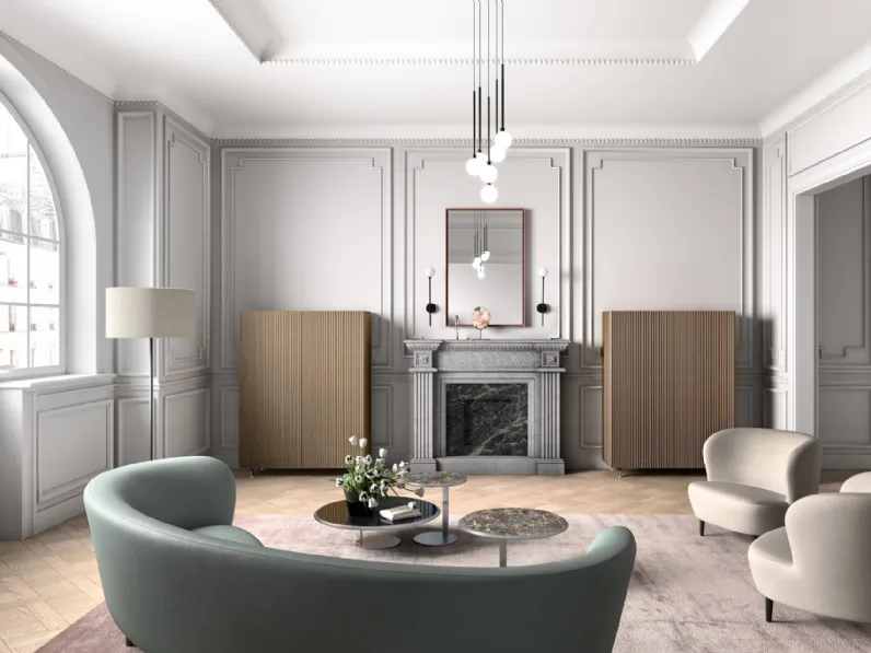 Madia Alta Aero con motivo ondulato a righe verticali di Capo d'Opera