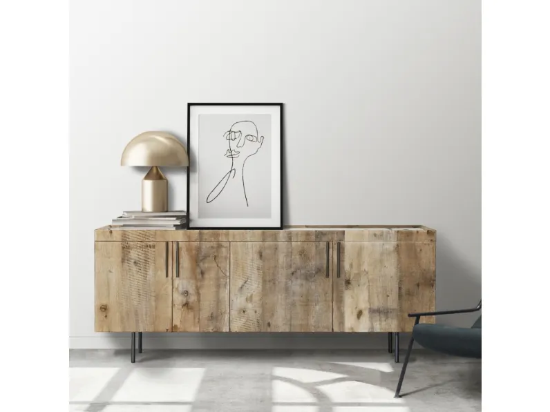 Madia Alnus art 5557 in ontano di recupero di Re-wood