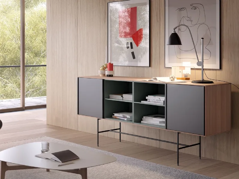 Madia Aura finitura Walnut e Safira di Treku