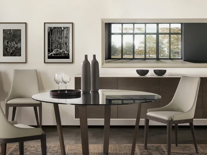 Madia sospesa in legno Aurora di Linegianser