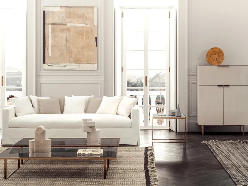 Madia Brema Alta in laccato lucido Seta di Pianca