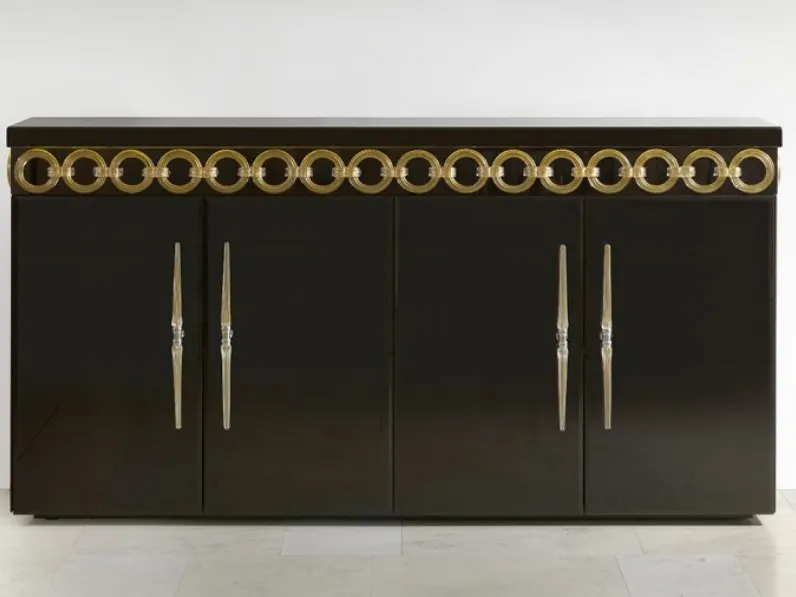 Madia Casanova Buffet in vetro verniciato di Reflex