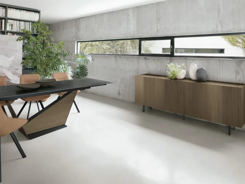 Madia Demetra 220 in laminato effetto legno di Target Point