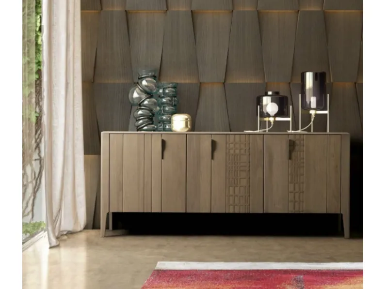 Madia in noce canaletto Domino di Modesign