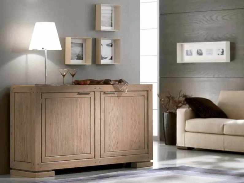 Madia in legno a 2 ante EC002 di Zanini Mobili