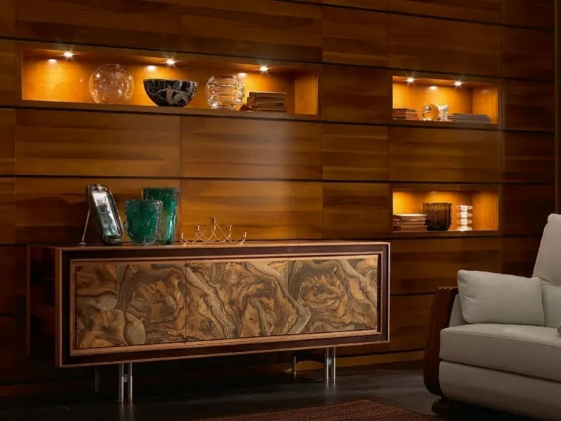 Madia in radica e noce Elettra 501 di Cantiero