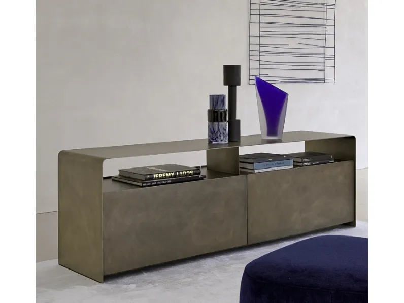 Madia Foglio in finitura Oxide di Flou