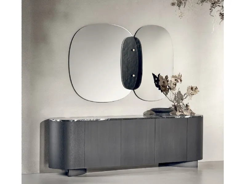 Madia Flow in frassino nero di Nature Design