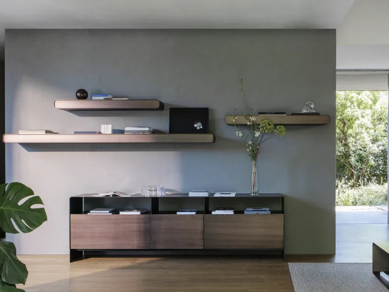 Madia Foglio in legno di Flou