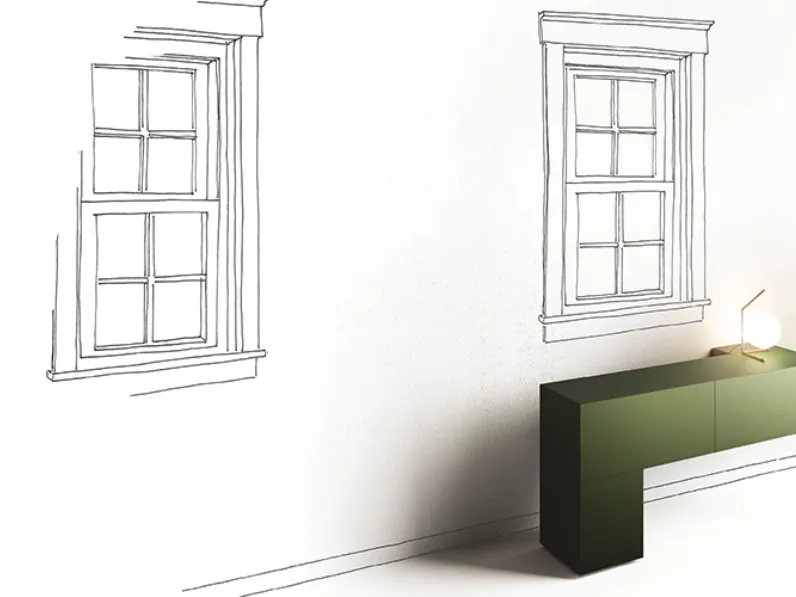 Madia Formosa Inchinata di Minotti Italia