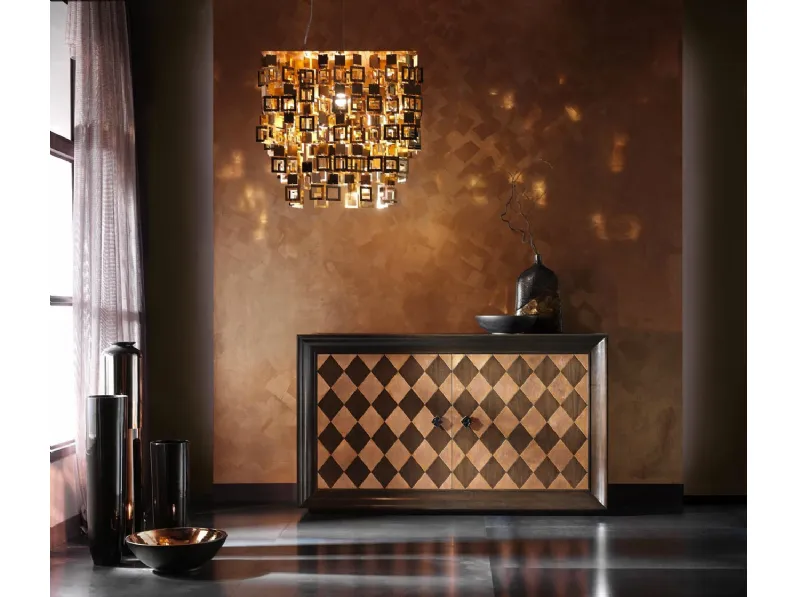 Madia in legno con disegno a rombi Day Collection 03 di Busatto