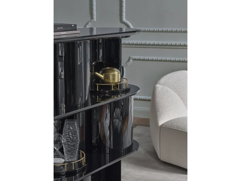 Madia Alta Hide&Seek in legno laccato lucido di Gallotti&Radice