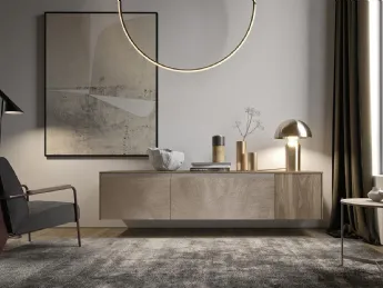 La Madia Horizon Gola 953 di Mobilgam unisce design contemporaneo e funzionalità d'eccellenza.