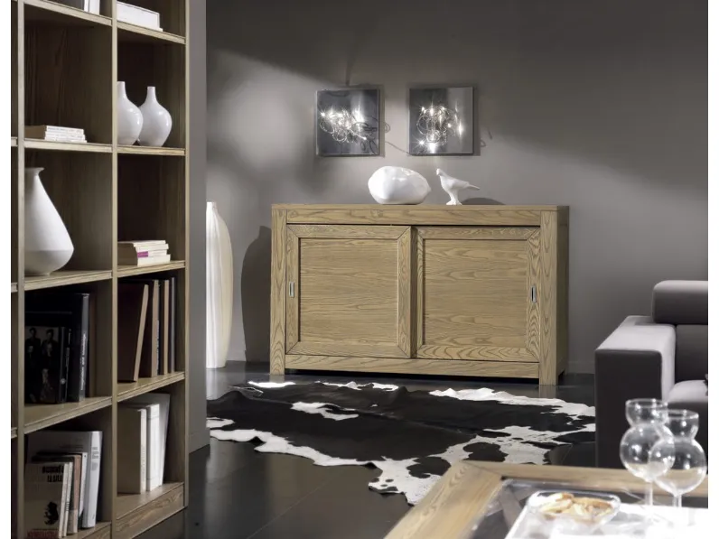 Madia Icon IM4319 in legno a due ante scorrevoli di Imba Srl