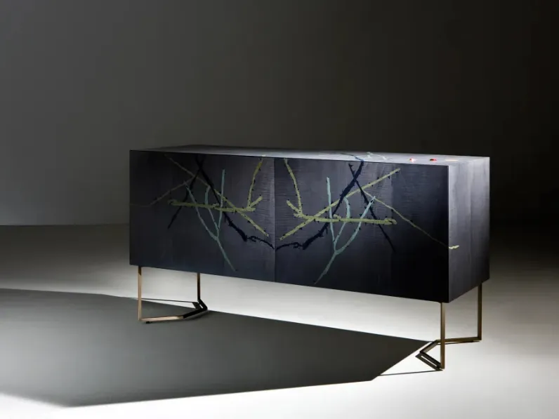 Madia con intarsio Inverno di Laura Meroni