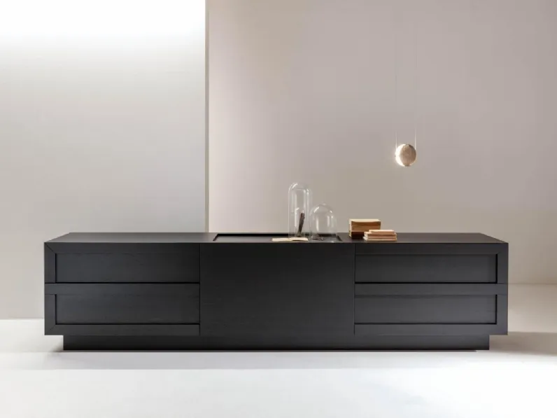 Madia in legno con finitura laccato opaco spazzolato ML 23 di Laura Meroni