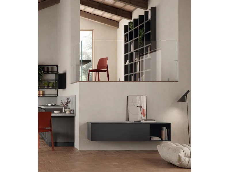 Madia sospesa Living Regola di Scavolini