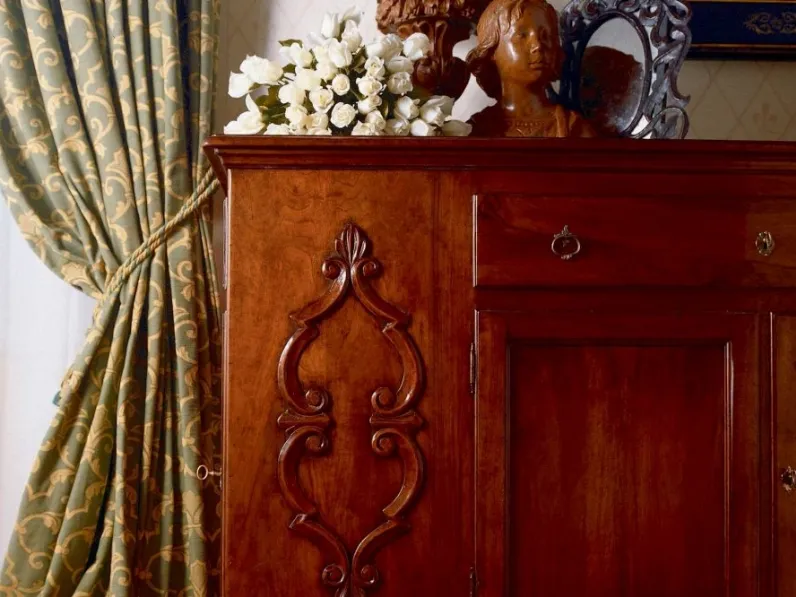 Madia intagliata 545 in legno massello di Paganelli