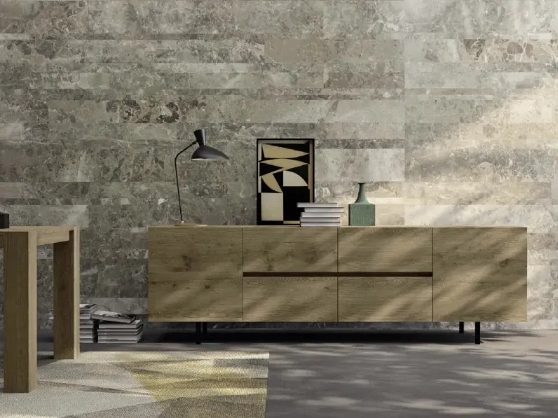 Madia Laguna in legno di rovere di Fratelli Mirandola