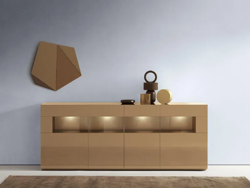 Madia Metropolis in laccato lucido di Alf Da Frè